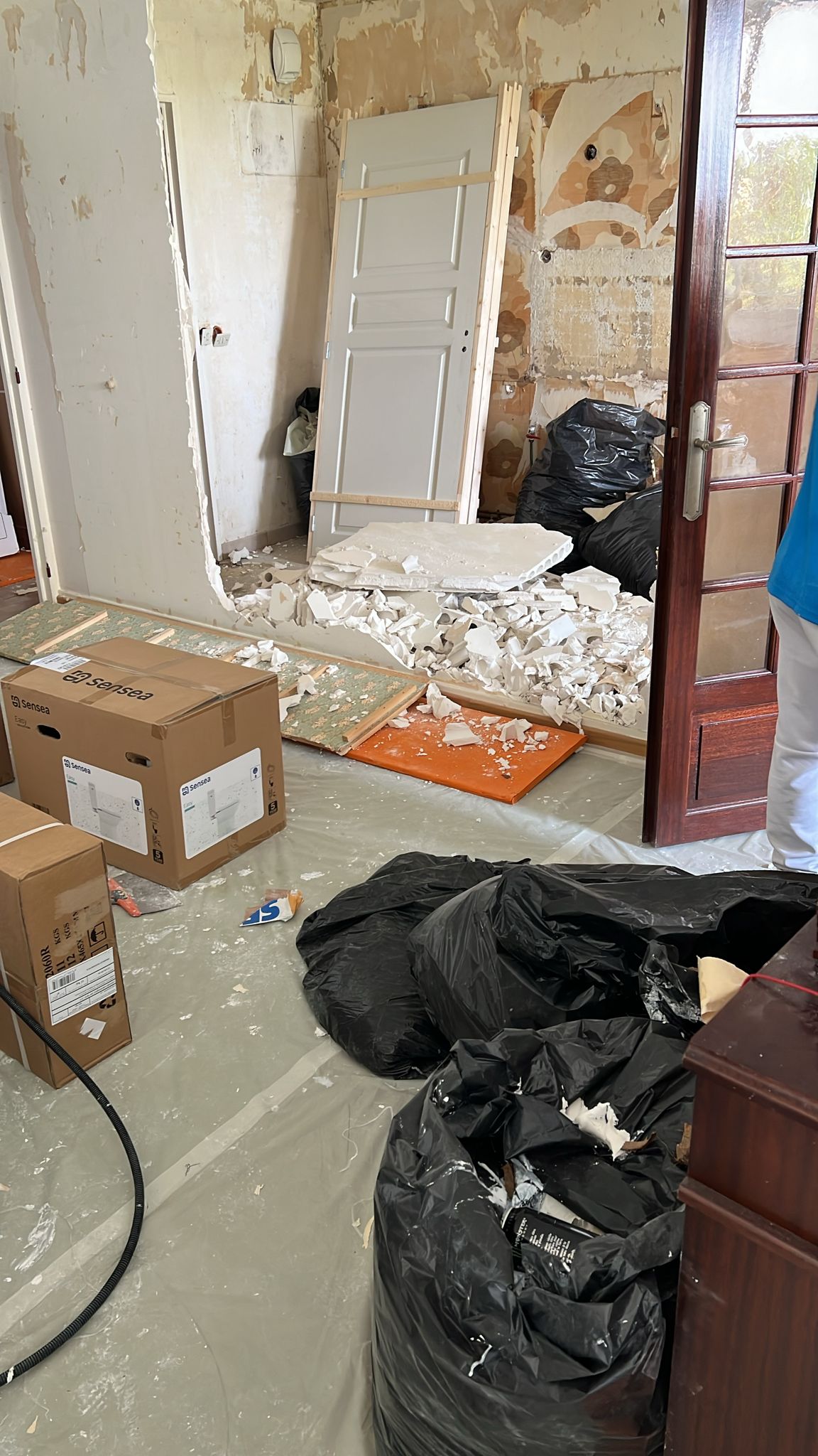 Avant transformation - Démolition chantier Franconville