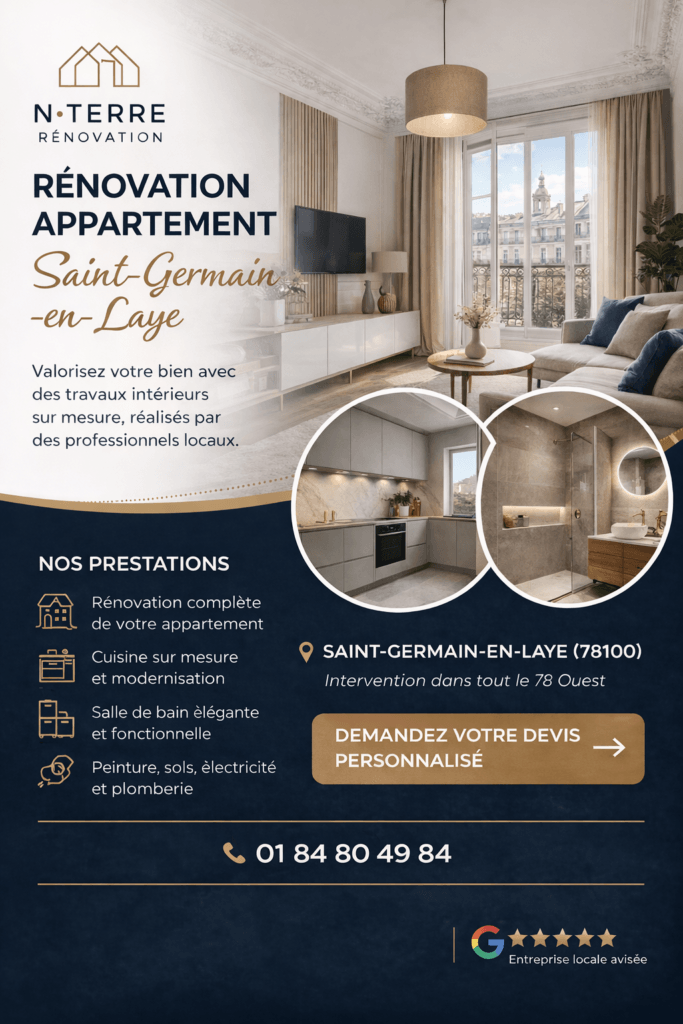 renovation appartement Saint Germain